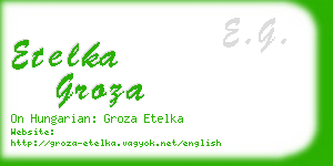 etelka groza business card